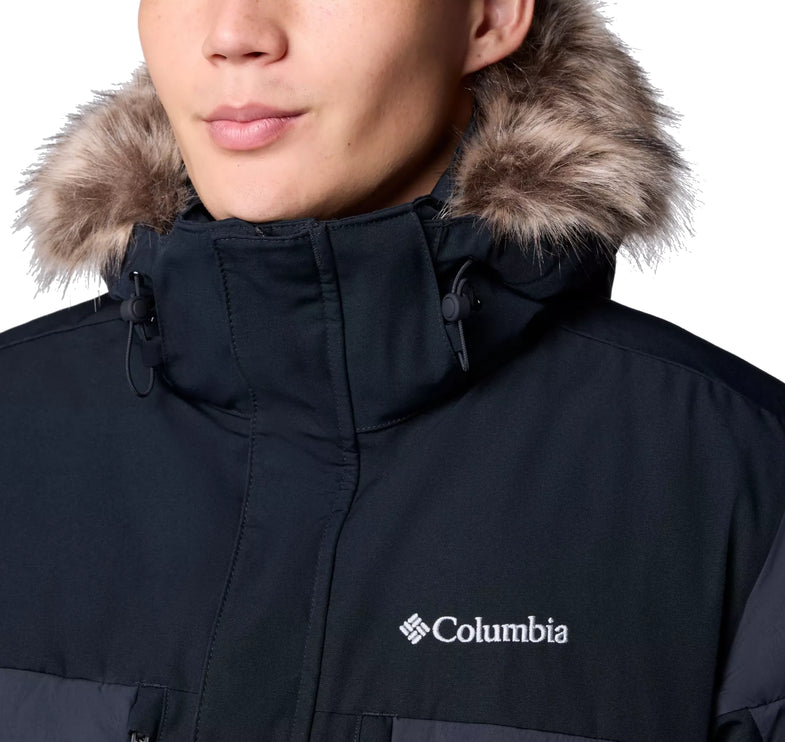 Columbia Men's Marquam Peak Fusion II Hooded Parka Black