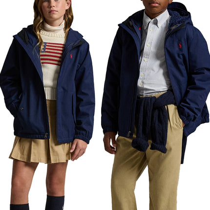Polo Ralph Lauren Unisex Kid's P-Layer 1 Hooded Jacket Newport Navy