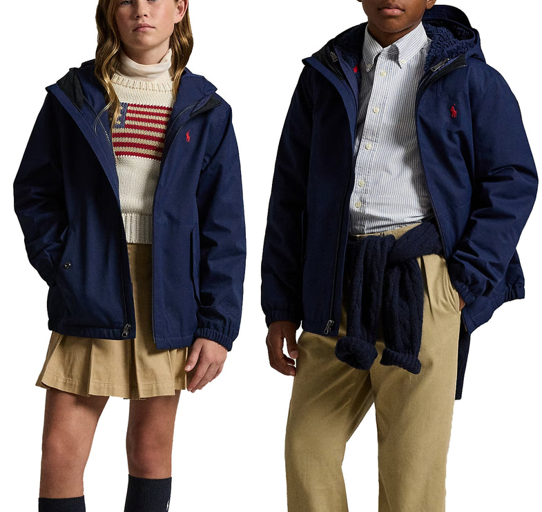Polo Ralph Lauren Unisex Kid's P-Layer 1 Hooded Jacket Newport Navy