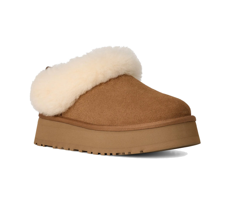 UGG Tazzelle kadın terliği, kahverengi (chestnut) süet