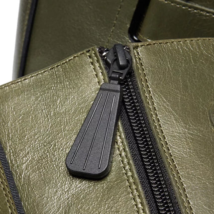 Dr. Martens Women's Buzz Hi Eclipse Leather Boots Olive Green