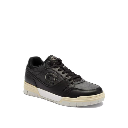 Coach Women's Soho Sneaker In Signature Canvas Charcoal/Black