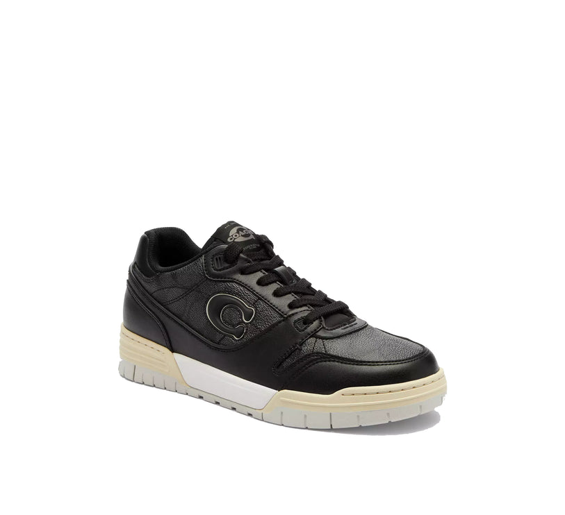 Coach Women's Soho Sneaker In Signature Canvas Charcoal/Black