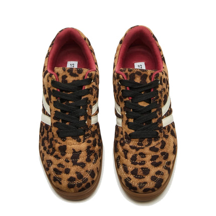 Steve Madden Women's Madrid-X Leopard Low-Top Sneakers Leopard
