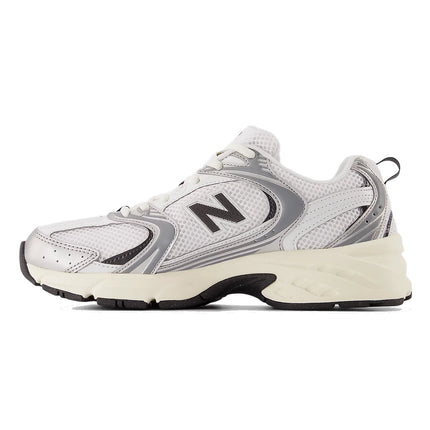 New Balance 530 Silver Metallic with Black Cement U530ESA