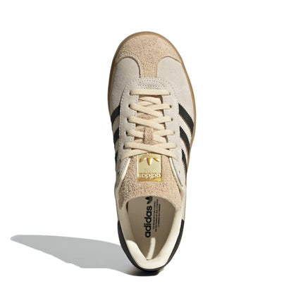 Adidas Women's Gazelle Bold Cream White/Core Black/Sand Strata JS3892