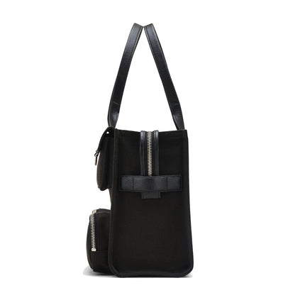 Marc Jacobs Women's The Cargo Canvas Large Tote Bag Black