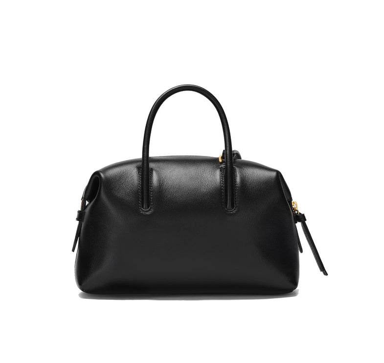 DeMellier London Women's The Small Stockholm Black Fine Grain