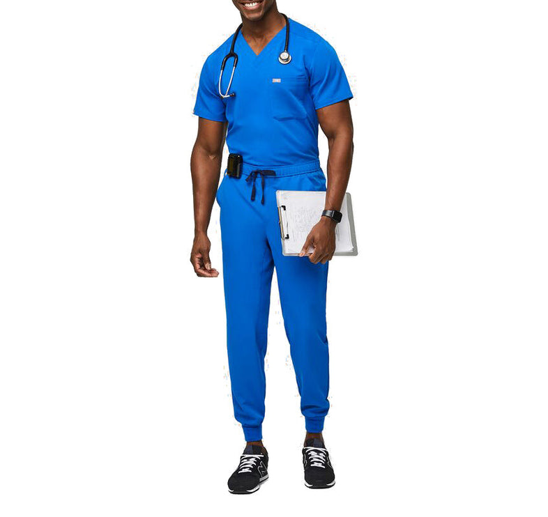 FIGS Men's Tansen Jogger Scrub Pants Royal Blue