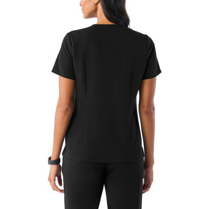 FIGS Women's Catarina One Pocket Scrub Top Black