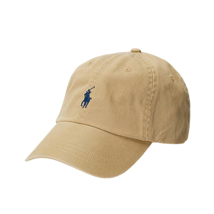 Polo Ralph Lauren Unisex The Iconic Cotton Chino Ball Cap Tan/Newport Navy