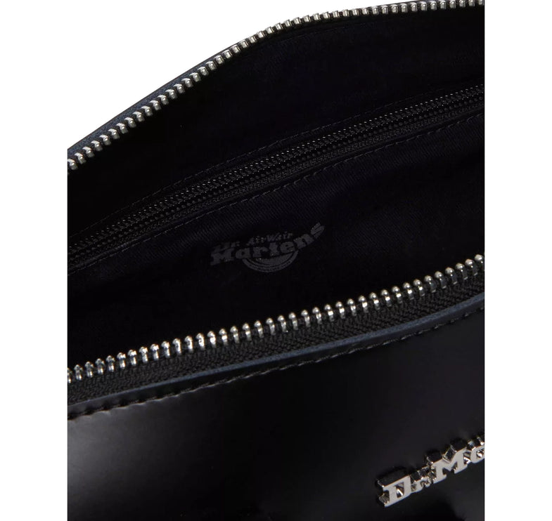 Dr. Martens Leopard Print Hair On Top Handle Bag Black/Tan