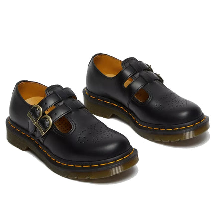 Dr. Martens Women's 8065 Smooth Leather Mary Jane Shoes Black