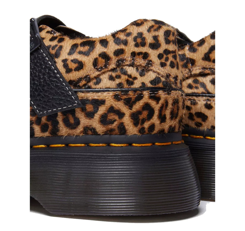 Dr. Martens Women's Buzz Leopard Mary Jane Shoes Light Tan