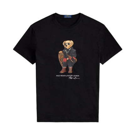 Polo Ralph Lauren Men's Classic Fit Polo Bear Jersey T-Shirt Polo Black