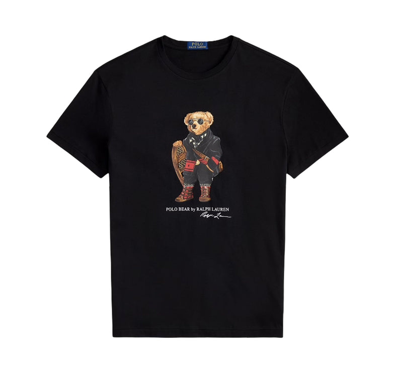 Polo Ralph Lauren Men's Classic Fit Polo Bear Jersey T-Shirt Polo Black