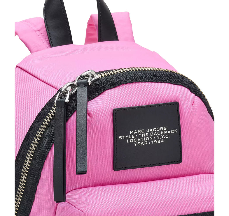 Marc Jacobs Women's The Biker Nylon Medium Backpack Bow Pink