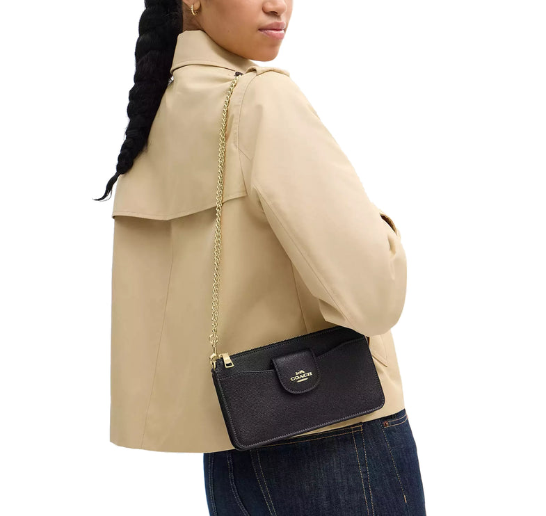 Coach Women's Poppy Crossbody Bag Gold/Black