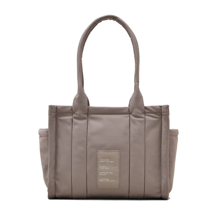 Marc Jacobs Women's The Puffy Nylon Medium Tote Bag Cement