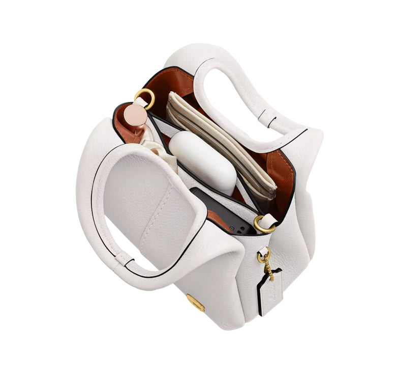 Coach Women's Lana Shoulder Bag 19 Brass/Chalk