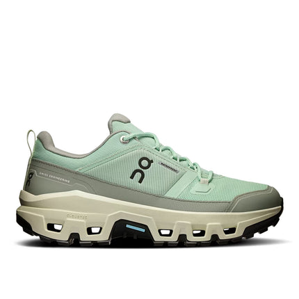 ON Women's Cloudrock Low Waterproof Mineral/Aloe
