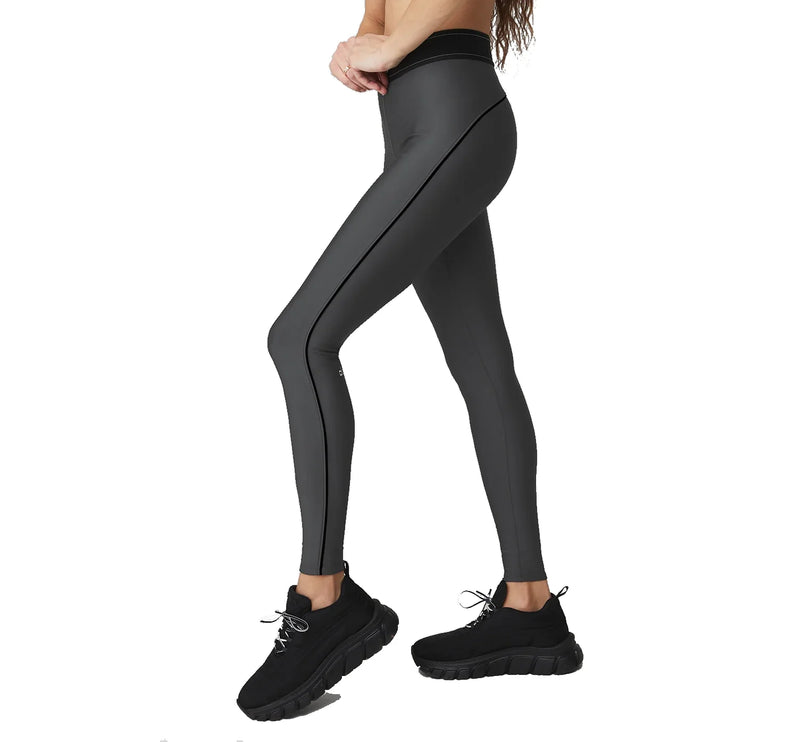alo Women's Airlift High-Waist Suit Up Legging Anthracite/Black