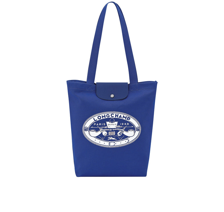 Longchamp Women's Le Pliage Collection M Tote Bag Cobalt
