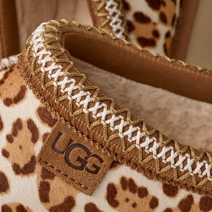 UGG Tazz II kadın terliği, leopar süet