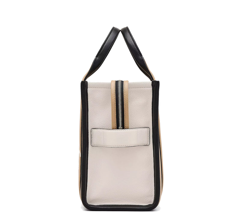 Marc Jacobs Women's The Colorblock Medium Tote Bag Camel Multi