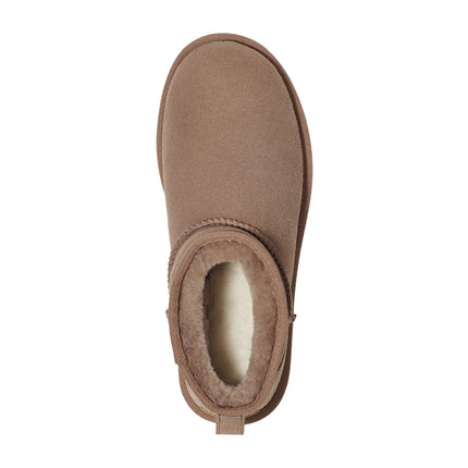 UGG Classic Ultra Mini kadın botu, kahverengi (caribou) süet