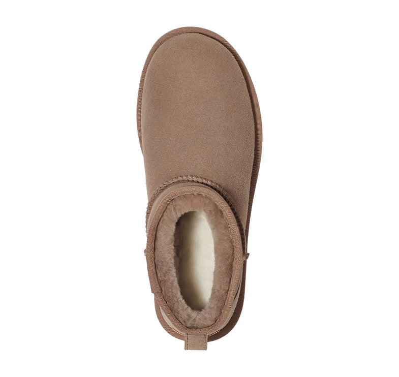 UGG Classic Ultra Mini kadın botu, kahverengi (caribou) süet