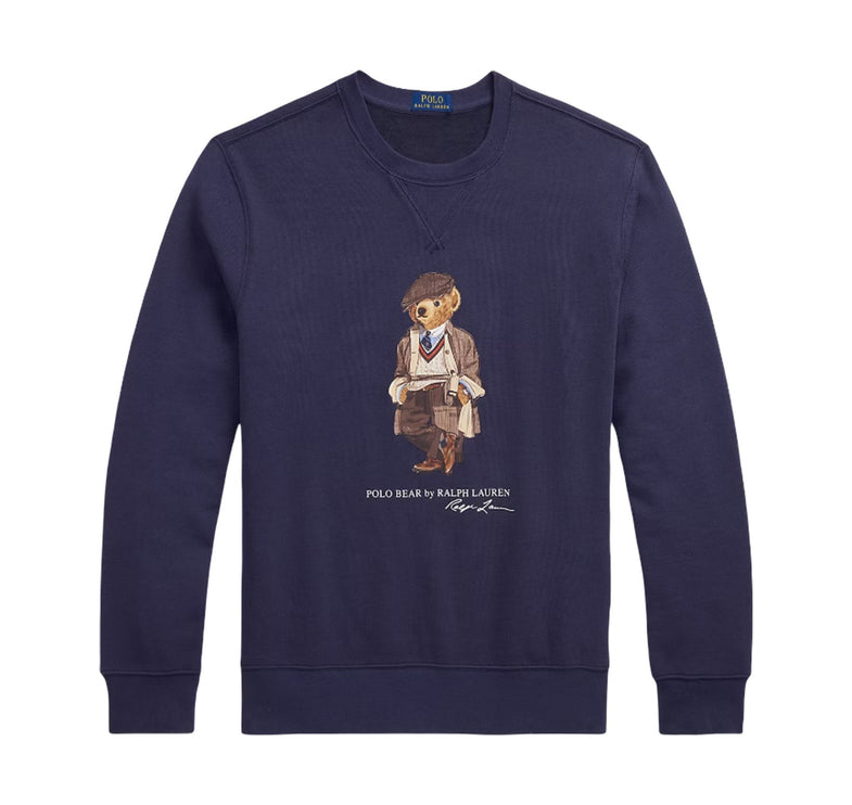 Polo Ralph Lauren Men's Polo Bear Fleece Sweatshirt Faded Blue