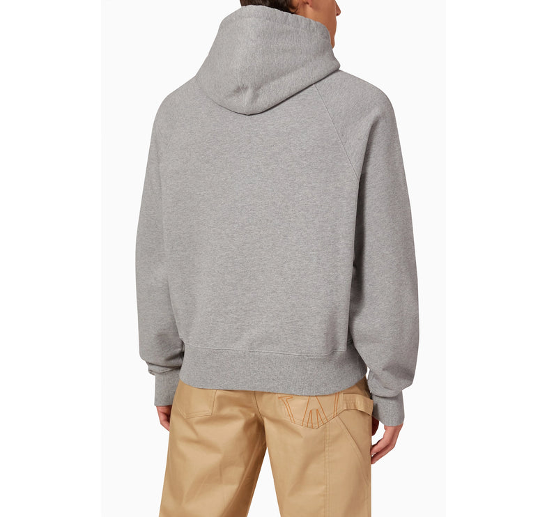 AMI Alexandre Mattiussi Unisex France Hoodie Heather Grey