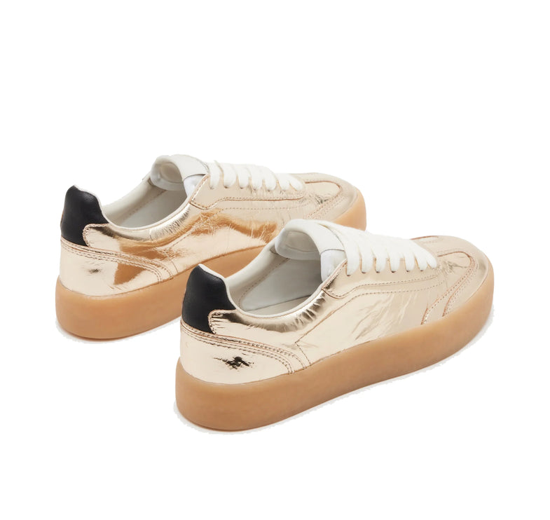 Steve Madden Women's TUX Gold Low-Top Sneakers Gold