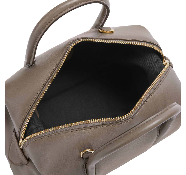 DeMellier London Women's The Small Stockholm Dark Taupe Fine Grain