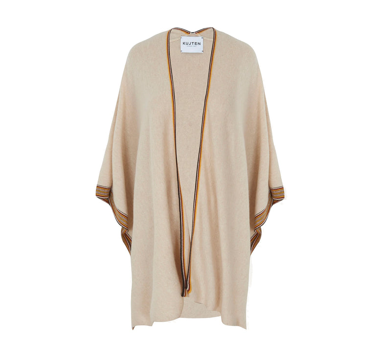 KUJTEN Women's Cashmere Poncho Bayi Organic