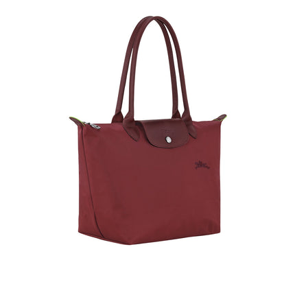 Longchamp Women's Le Pliage Green M Tote Bag Pomegranate
