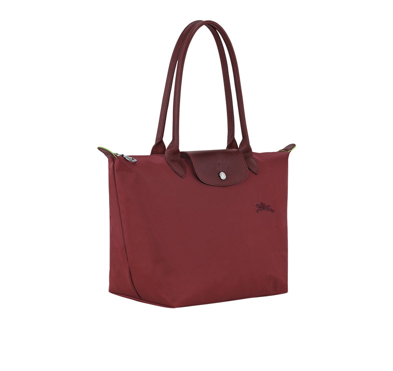 Longchamp Women's Le Pliage Green M Tote Bag Pomegranate