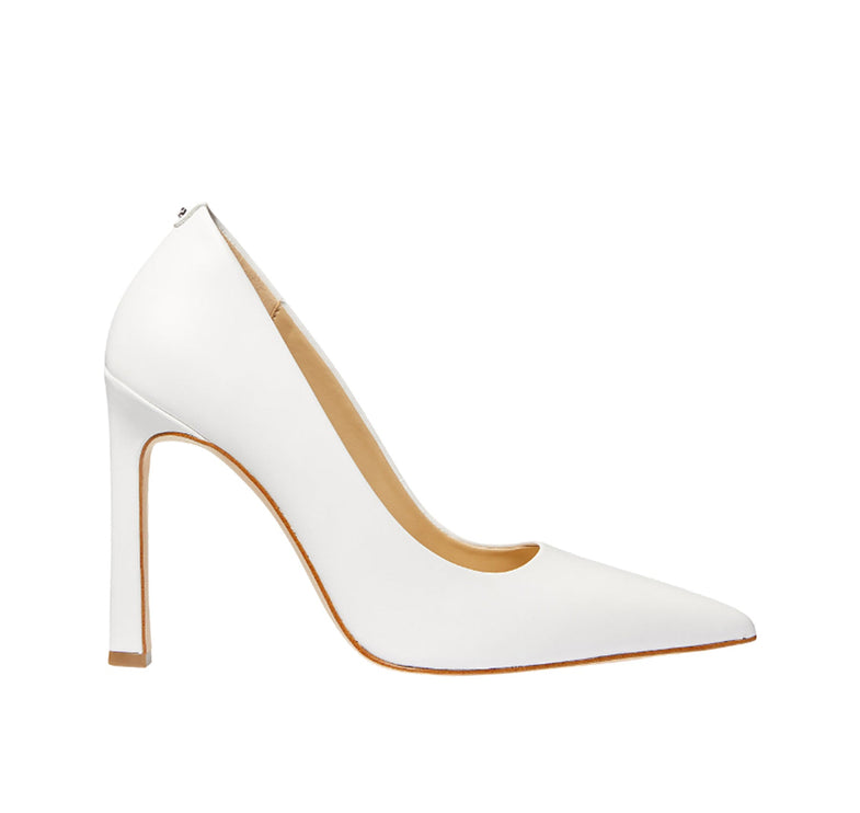 Michael Kors Women's Amara Leather Pump Optic White