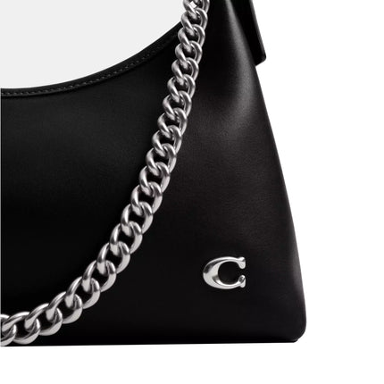 Coach Women's Juliet Shoulder Bag 25 Silver/Black