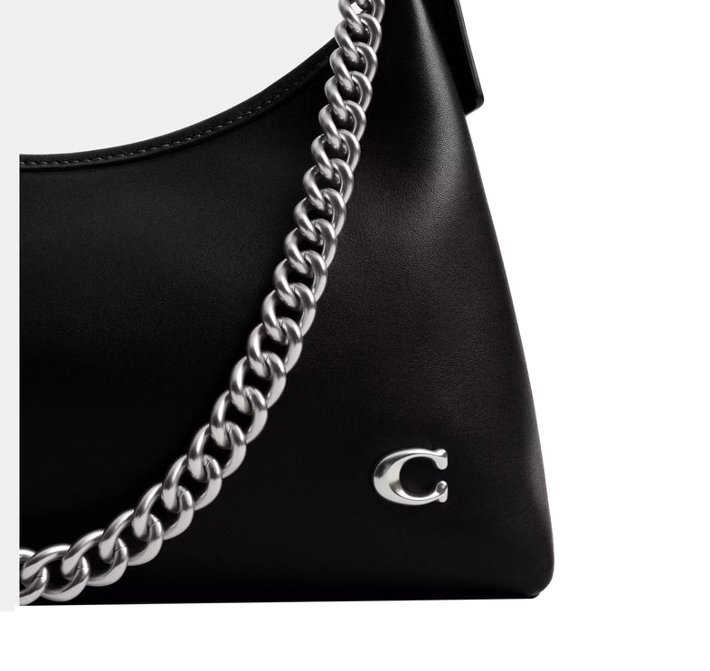 Coach Women's Juliet Shoulder Bag 25 Silver/Black