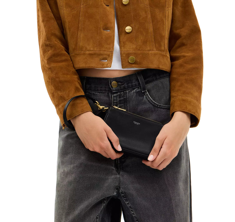 Coach Women's Plaza Bag 18 Brass/Black