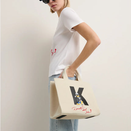 Disney x KARL LAGERFELD Unisex Medium Shopper Natural