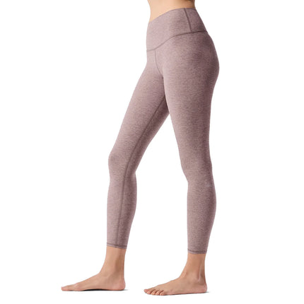 alo Women's Alosoft High-Waist 7/8 Highlight Legging Dark Pink Quartz Heather