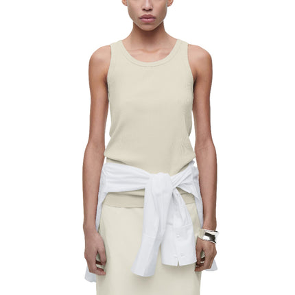 COS Women's Ribbed Tank Top Pistachio