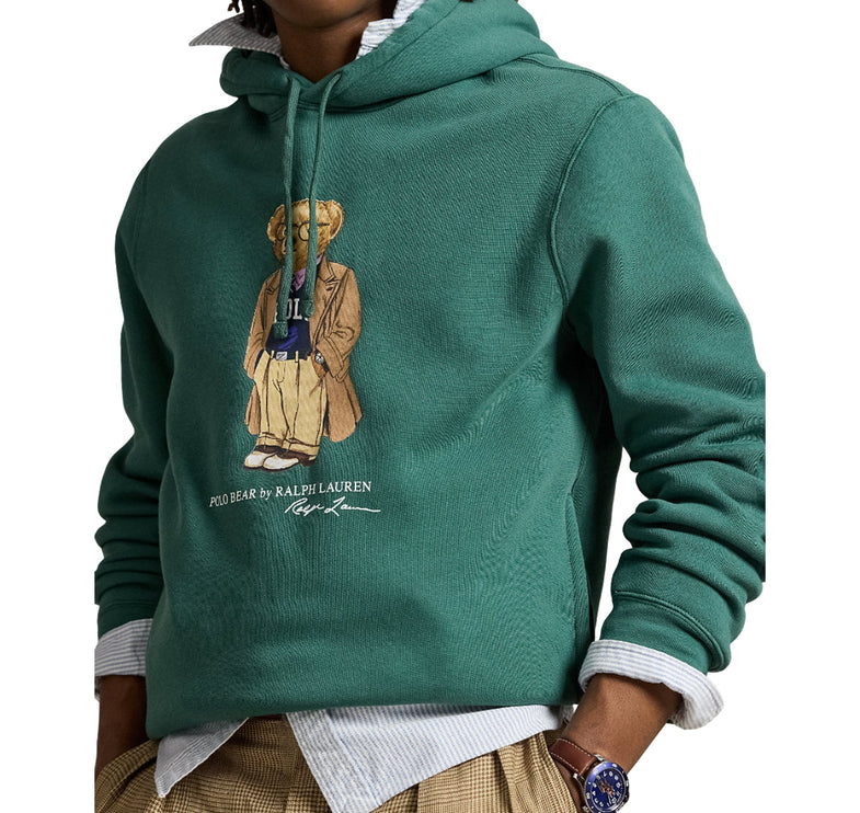 Polo Ralph Lauren Men's Polo Bear Fleece Hoodie Washed Forrest