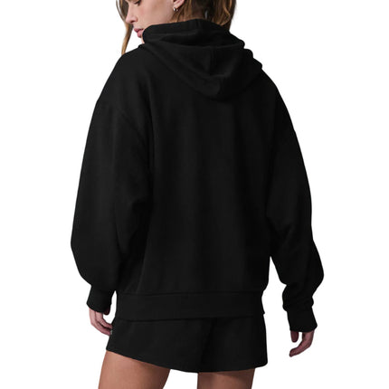 alo Women's Accolade Full Zip Hoodie Black