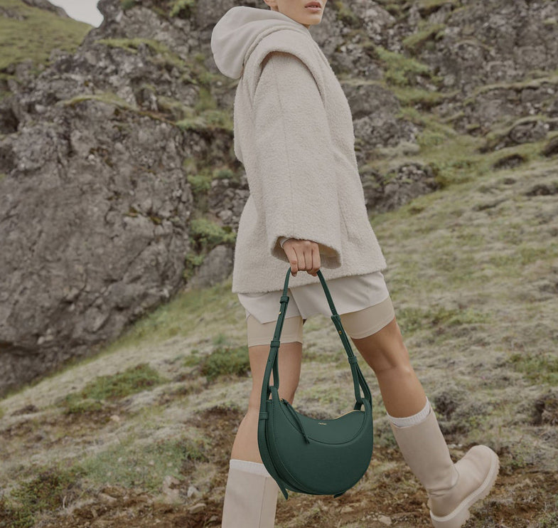 Polène Women's Numéro Dix Edition Textured Green