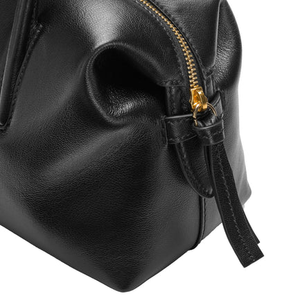 DeMellier London Women's The Small Stockholm Black Fine Grain