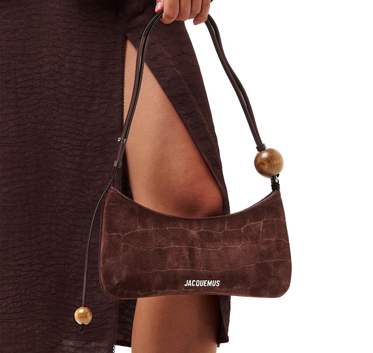 Jacquemus Women's The Bisou Perle Dark Brown
